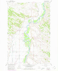 Foster Montana Historical topographic map, 1:24000 scale, 7.5 X 7.5 Minute, Year 1960