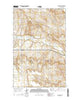 Four Buttes Montana Current topographic map, 1:24000 scale, 7.5 X 7.5 Minute, Year 2014