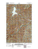 Four Horns Lake Montana Historical topographic map, 1:24000 scale, 7.5 X 7.5 Minute, Year 2011