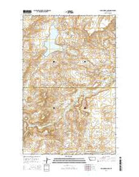 Four Horns Lake Montana Current topographic map, 1:24000 scale, 7.5 X 7.5 Minute, Year 2014