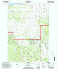 Fourmile Spring Montana Historical topographic map, 1:24000 scale, 7.5 X 7.5 Minute, Year 1995