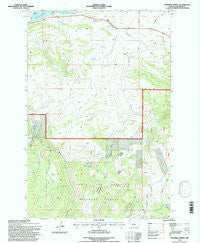 Fourmile Spring Montana Historical topographic map, 1:24000 scale, 7.5 X 7.5 Minute, Year 1995