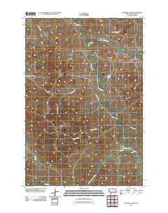 Fourmile Creek Montana Historical topographic map, 1:24000 scale, 7.5 X 7.5 Minute, Year 2011
