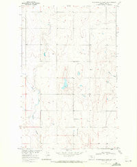 Fourteenmile Coulee NW Montana Historical topographic map, 1:24000 scale, 7.5 X 7.5 Minute, Year 1969