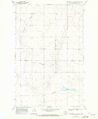 Fourteenmile Coulee SE Montana Historical topographic map, 1:24000 scale, 7.5 X 7.5 Minute, Year 1969