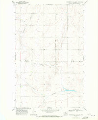 Fourteenmile Coulee SE Montana Historical topographic map, 1:24000 scale, 7.5 X 7.5 Minute, Year 1969