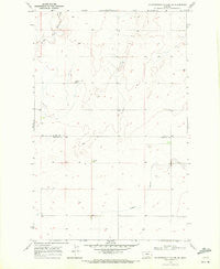 Fourteenmile Coulee SW Montana Historical topographic map, 1:24000 scale, 7.5 X 7.5 Minute, Year 1969