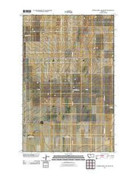 Fourteenmile Coulee SW Montana Historical topographic map, 1:24000 scale, 7.5 X 7.5 Minute, Year 2011