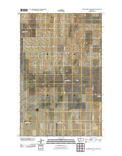 Fourteenmile Coulee SW Montana Historical topographic map, 1:24000 scale, 7.5 X 7.5 Minute, Year 2011