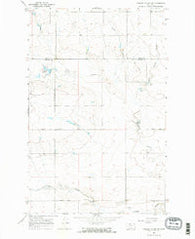 Fowler Coulee NE Montana Historical topographic map, 1:24000 scale, 7.5 X 7.5 Minute, Year 1967