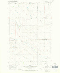 Fowler Coulee NW Montana Historical topographic map, 1:24000 scale, 7.5 X 7.5 Minute, Year 1967