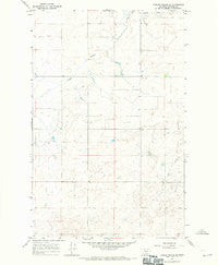 Fowler Coulee SE Montana Historical topographic map, 1:24000 scale, 7.5 X 7.5 Minute, Year 1967
