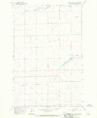 Fowler Coulee SW Montana Historical topographic map, 1:24000 scale, 7.5 X 7.5 Minute, Year 1967