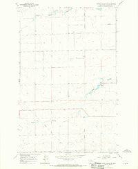 Fowler Coulee SW Montana Historical topographic map, 1:24000 scale, 7.5 X 7.5 Minute, Year 1967
