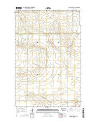 Fowler Coulee NE Montana Current topographic map, 1:24000 scale, 7.5 X 7.5 Minute, Year 2014