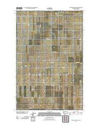 Fowler Coulee SE Montana Historical topographic map, 1:24000 scale, 7.5 X 7.5 Minute, Year 2011