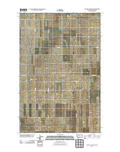 Fowler Coulee SE Montana Historical topographic map, 1:24000 scale, 7.5 X 7.5 Minute, Year 2011