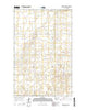 Fowler Coulee SE Montana Current topographic map, 1:24000 scale, 7.5 X 7.5 Minute, Year 2014