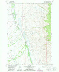 Fox Gulch Montana Historical topographic map, 1:24000 scale, 7.5 X 7.5 Minute, Year 1978