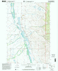 Fox Gulch Montana Historical topographic map, 1:24000 scale, 7.5 X 7.5 Minute, Year 1997