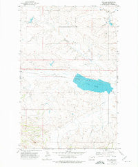 Fox Lake Montana Historical topographic map, 1:24000 scale, 7.5 X 7.5 Minute, Year 1972