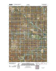 Fox Lake Montana Historical topographic map, 1:24000 scale, 7.5 X 7.5 Minute, Year 2011