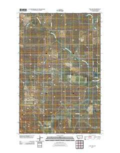 Fox Lake Montana Historical topographic map, 1:24000 scale, 7.5 X 7.5 Minute, Year 2011