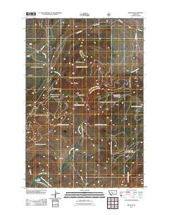 Francis Montana Historical topographic map, 1:24000 scale, 7.5 X 7.5 Minute, Year 2011