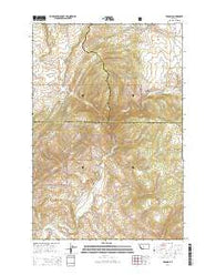 Francis Montana Current topographic map, 1:24000 scale, 7.5 X 7.5 Minute, Year 2014