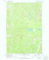 Fred Burr Lake Montana Historical topographic map, 1:24000 scale, 7.5 X 7.5 Minute, Year 1971