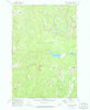 Fred Burr Lake Montana Historical topographic map, 1:24000 scale, 7.5 X 7.5 Minute, Year 1971