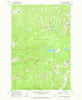 Fred Burr Lake Montana Historical topographic map, 1:24000 scale, 7.5 X 7.5 Minute, Year 1971