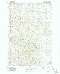 Freeman Creek Montana Historical topographic map, 1:24000 scale, 7.5 X 7.5 Minute, Year 1982