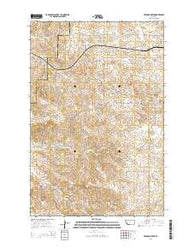 Freeman Creek Montana Current topographic map, 1:24000 scale, 7.5 X 7.5 Minute, Year 2014
