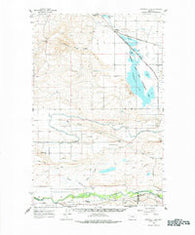 Freezeout Lake Montana Historical topographic map, 1:62500 scale, 15 X 15 Minute, Year 1960