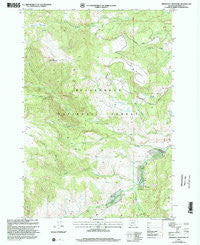 Freezeout Mountain Montana Historical topographic map, 1:24000 scale, 7.5 X 7.5 Minute, Year 1997