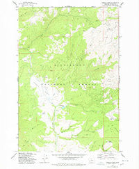 French Basin Montana Historical topographic map, 1:24000 scale, 7.5 X 7.5 Minute, Year 1978