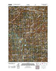 French Basin Montana Historical topographic map, 1:24000 scale, 7.5 X 7.5 Minute, Year 2011
