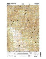 French Basin Montana Current topographic map, 1:24000 scale, 7.5 X 7.5 Minute, Year 2014