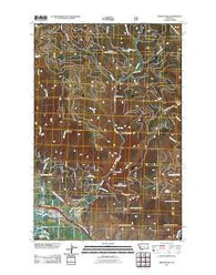 Frenchtown Montana Historical topographic map, 1:24000 scale, 7.5 X 7.5 Minute, Year 2011