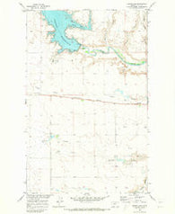 Fresno Dam Montana Historical topographic map, 1:24000 scale, 7.5 X 7.5 Minute, Year 1970