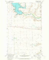 Fresno Dam Montana Historical topographic map, 1:24000 scale, 7.5 X 7.5 Minute, Year 1970