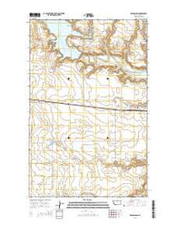 Fresno Dam Montana Current topographic map, 1:24000 scale, 7.5 X 7.5 Minute, Year 2014