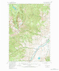 Fridley Peak Montana Historical topographic map, 1:62500 scale, 15 X 15 Minute, Year 1955