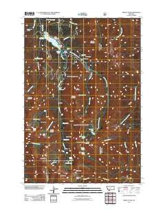 Fridley Peak Montana Historical topographic map, 1:24000 scale, 7.5 X 7.5 Minute, Year 2011