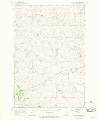 Froehlich Butte Montana Historical topographic map, 1:24000 scale, 7.5 X 7.5 Minute, Year 1967