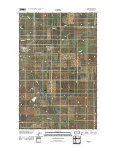 Froid Montana Historical topographic map, 1:24000 scale, 7.5 X 7.5 Minute, Year 2011