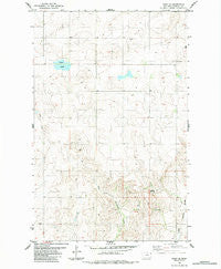Froid SE Montana Historical topographic map, 1:24000 scale, 7.5 X 7.5 Minute, Year 1983