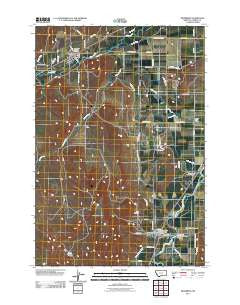 Fromberg Montana Historical topographic map, 1:24000 scale, 7.5 X 7.5 Minute, Year 2011