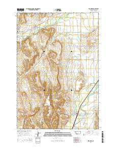 Fromberg Montana Current topographic map, 1:24000 scale, 7.5 X 7.5 Minute, Year 2014